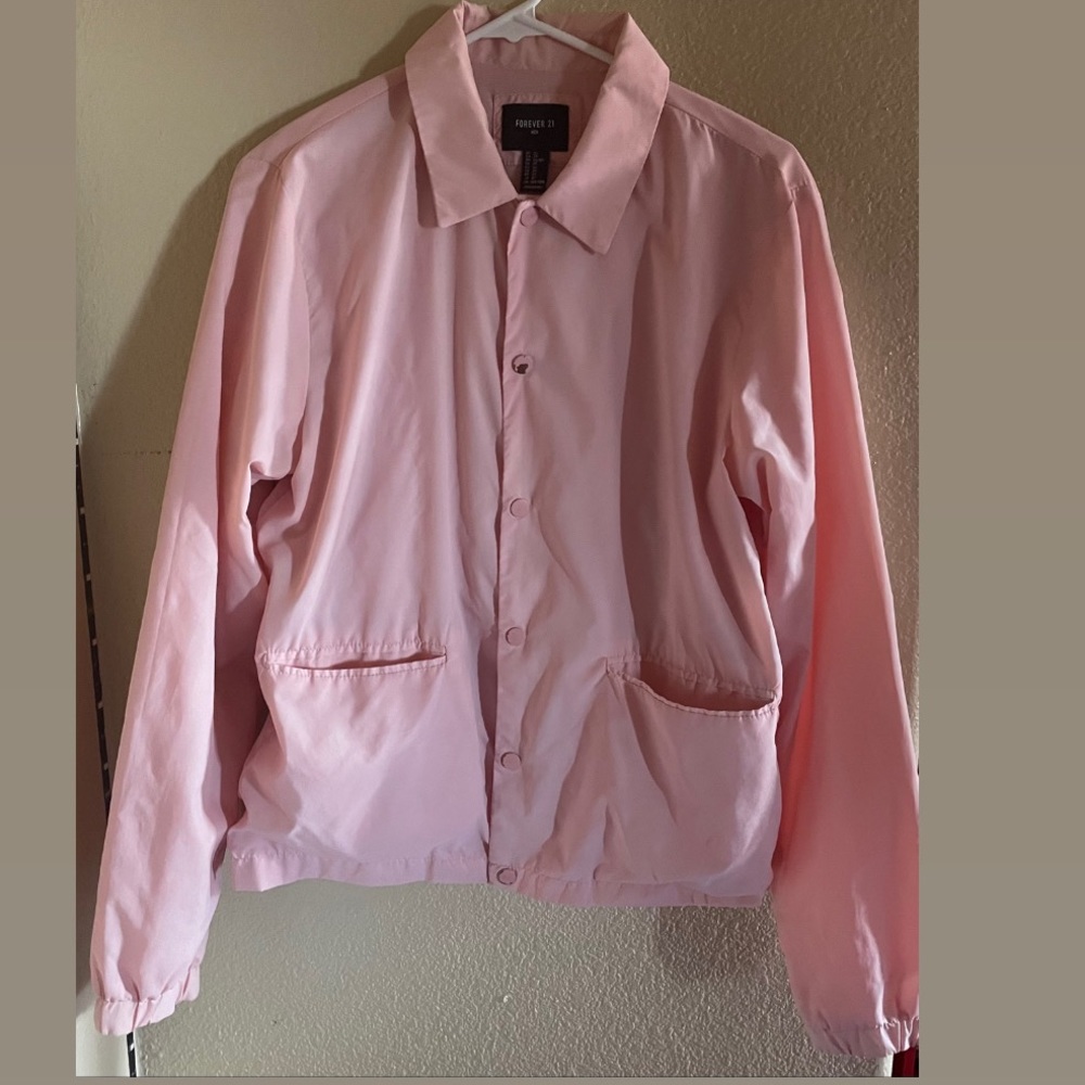 Men’s Pink Windbreaker Jacket XS